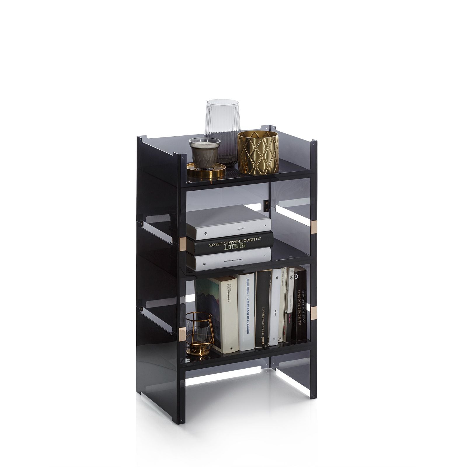 GORNY 3-Fach Regal schwarz