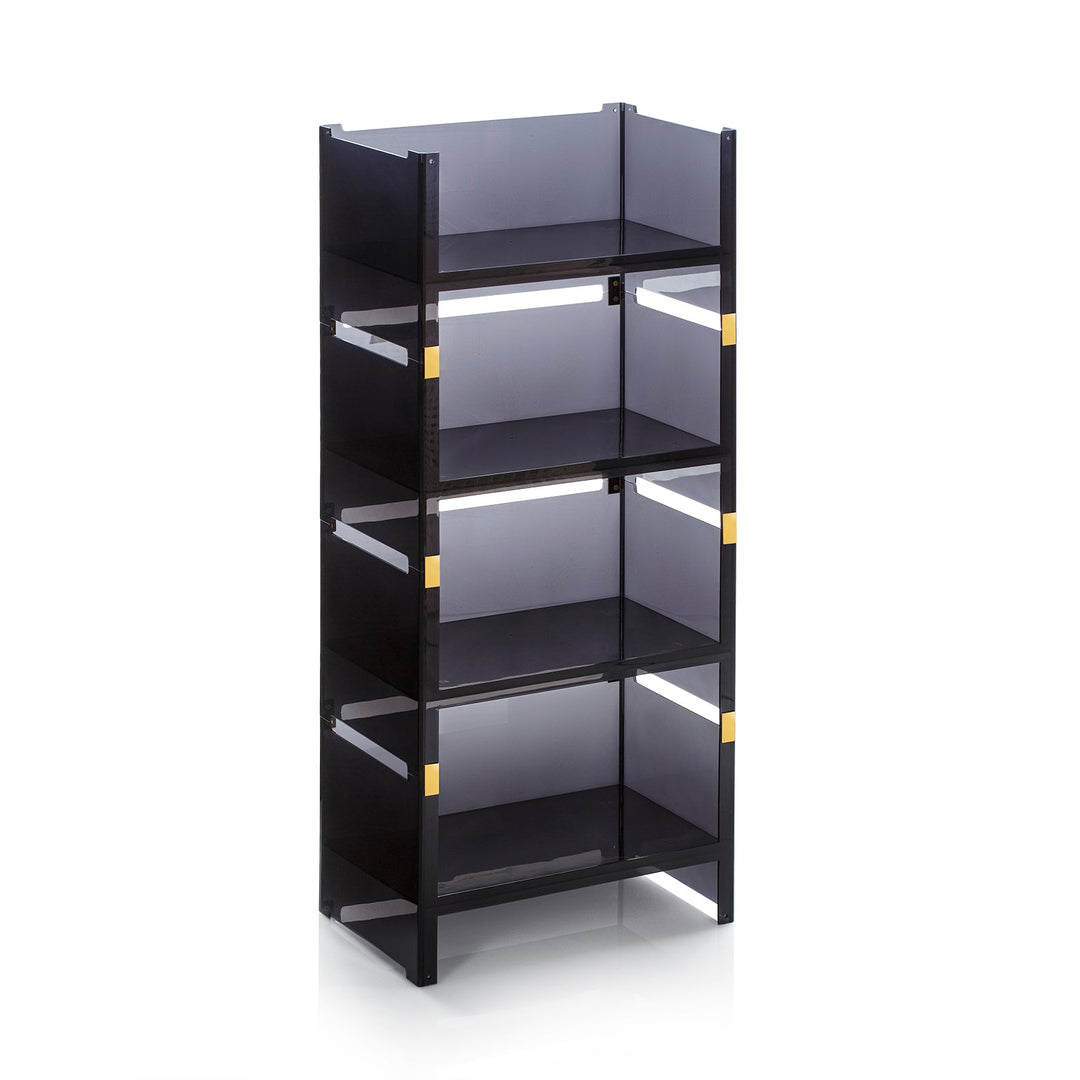 GORNY 4-Fach Regal schwarz