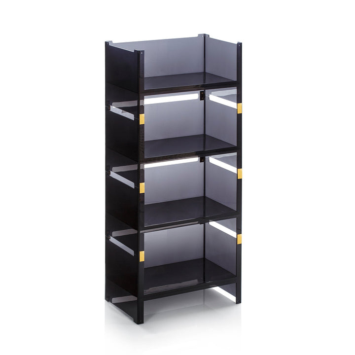 GORNY 4-Fach Regal schwarz