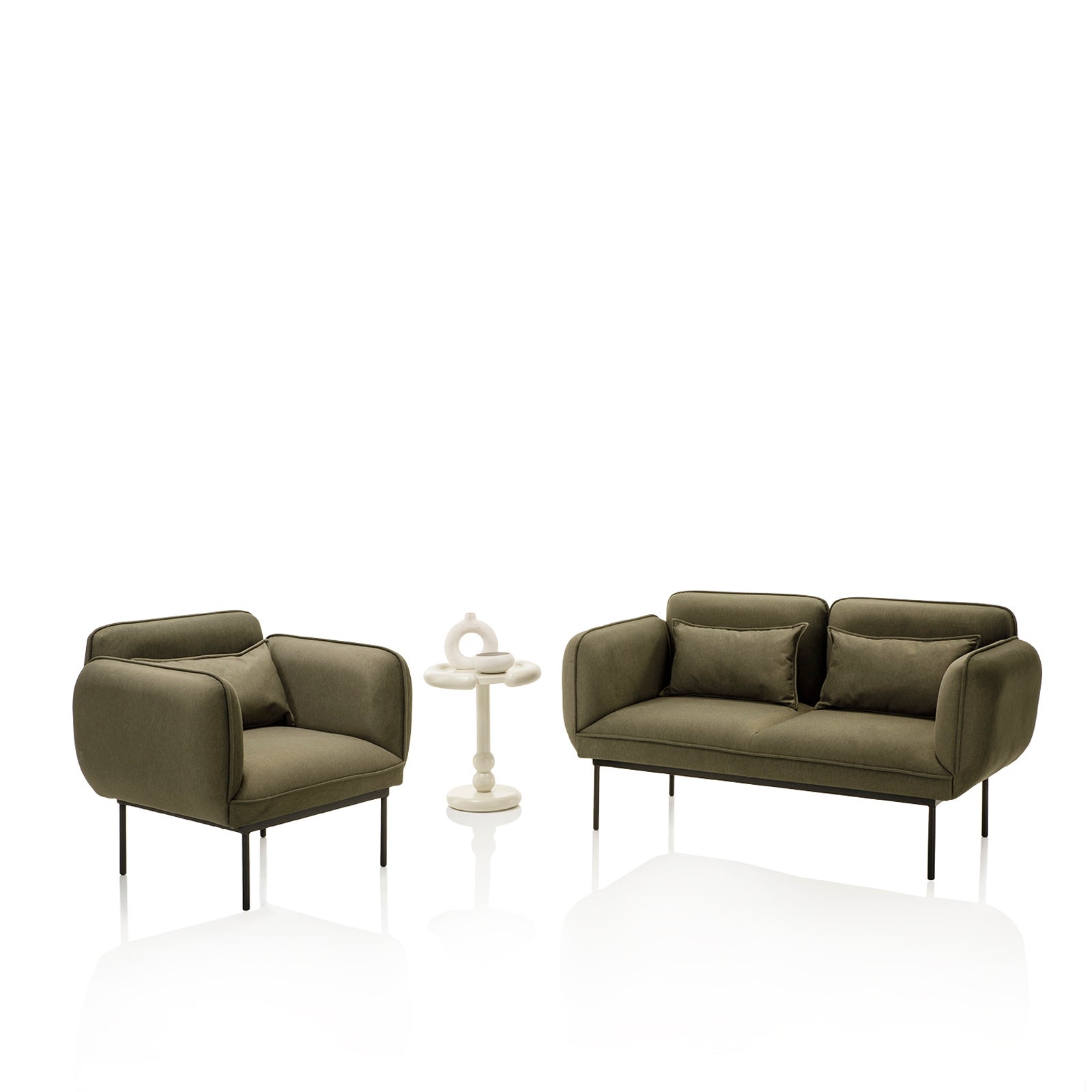 PORTOFINO 2-Sitzer-Sofa dunkelgrün
