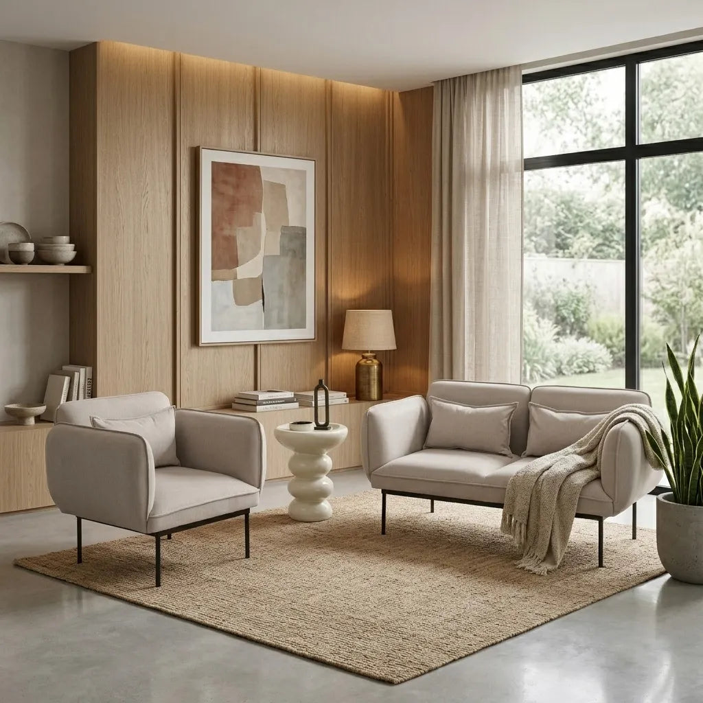 PORTOFINO armchair light grey