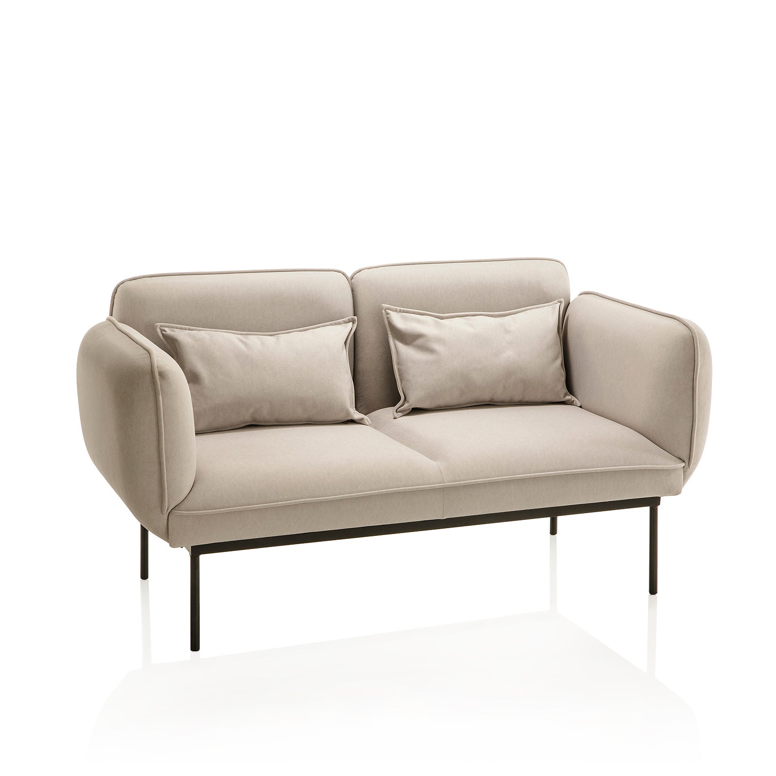 PORTOFINO 2-Sitzer-Sofa hellgrau