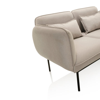 PORTOFINO 2-Sitzer-Sofa hellgrau
