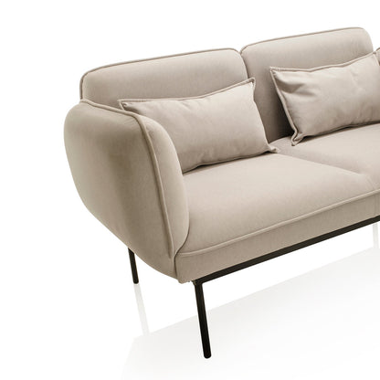 PORTOFINO 2-Sitzer-Sofa hellgrau