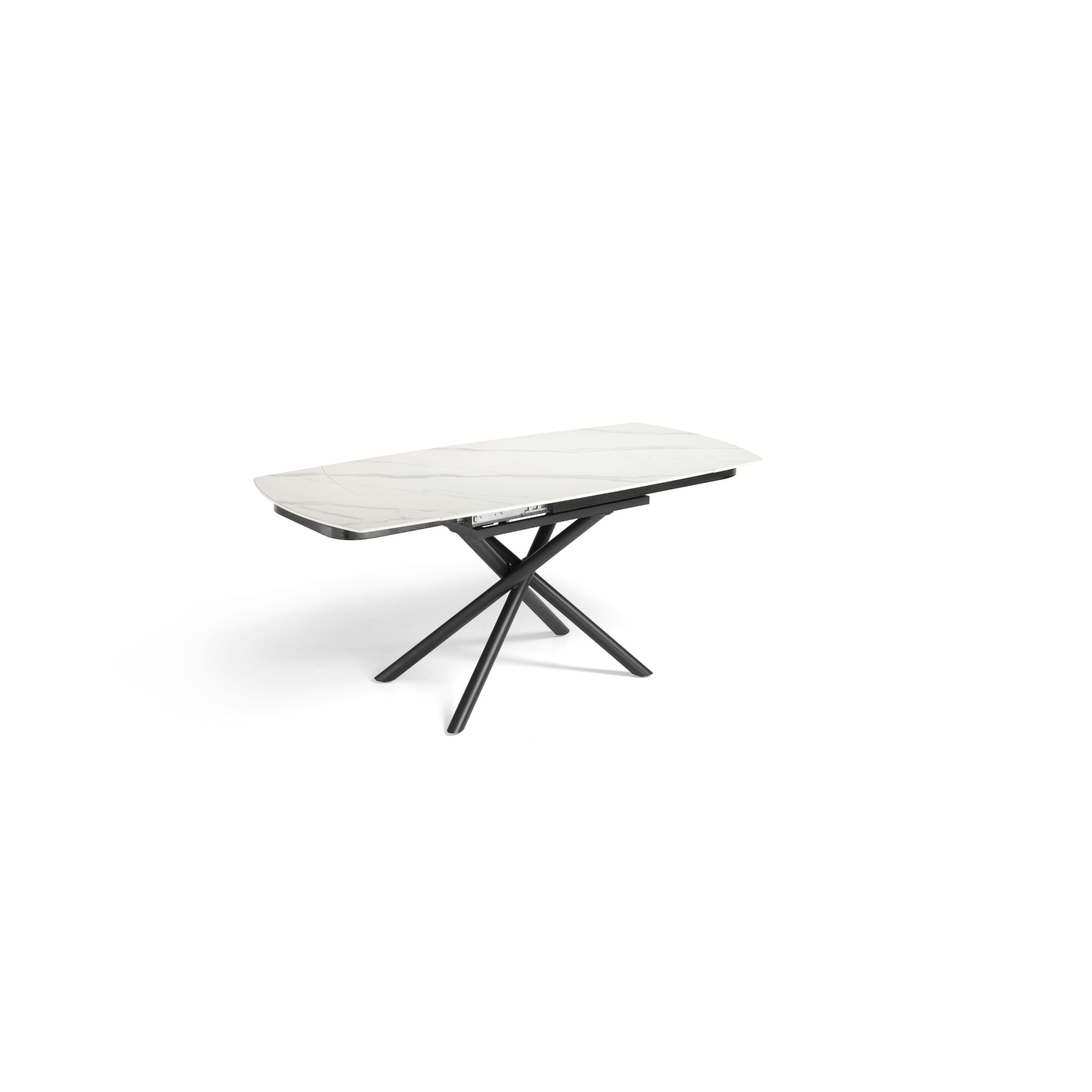Tavolo allungabile AUSTIN | Ceramica bianco