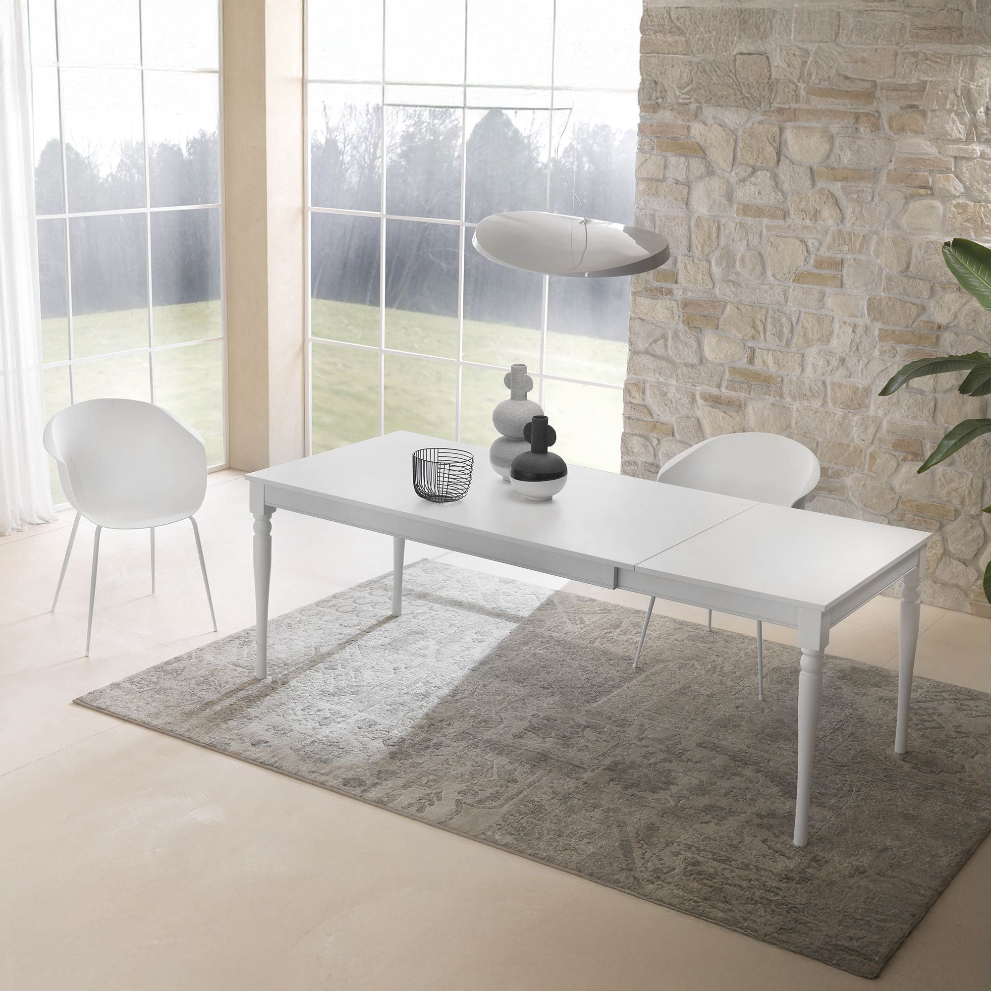 Tavolo allungabile BRISTOL | Bianco