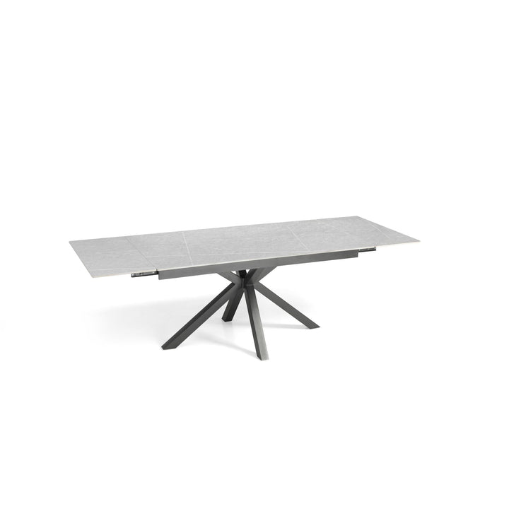 Tavolo allungabile PEDRO ceramica grigio