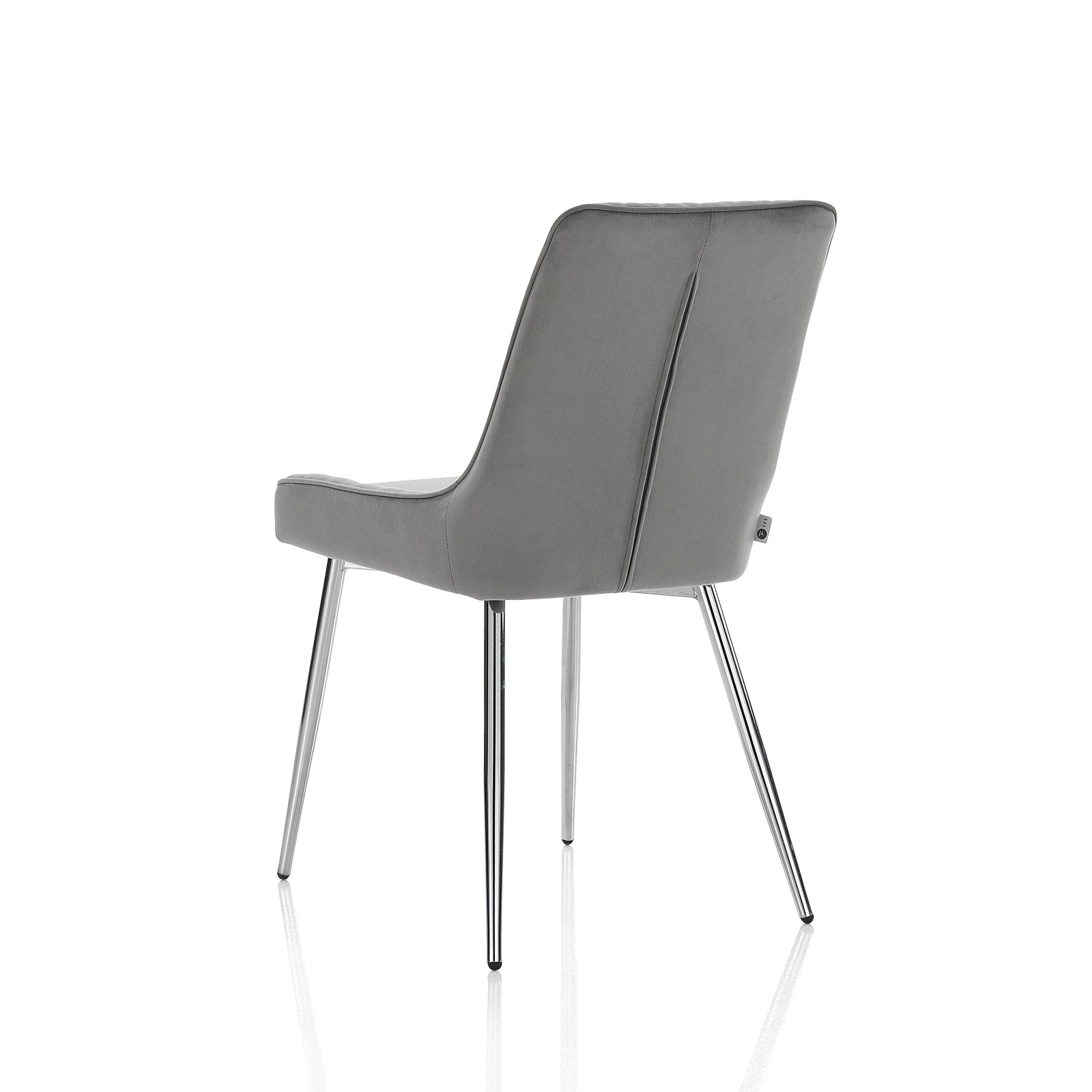 2er-Set MOOI Stühle hellgrau