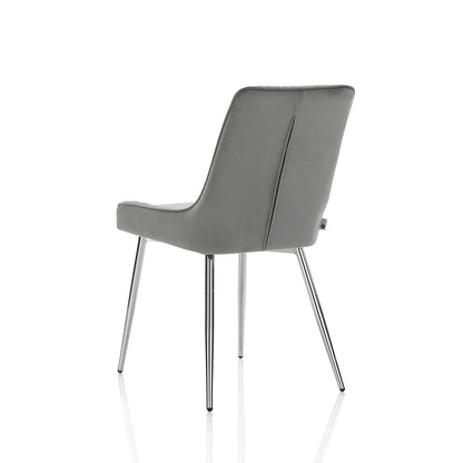 2er-Set MOOI Stühle hellgrau
