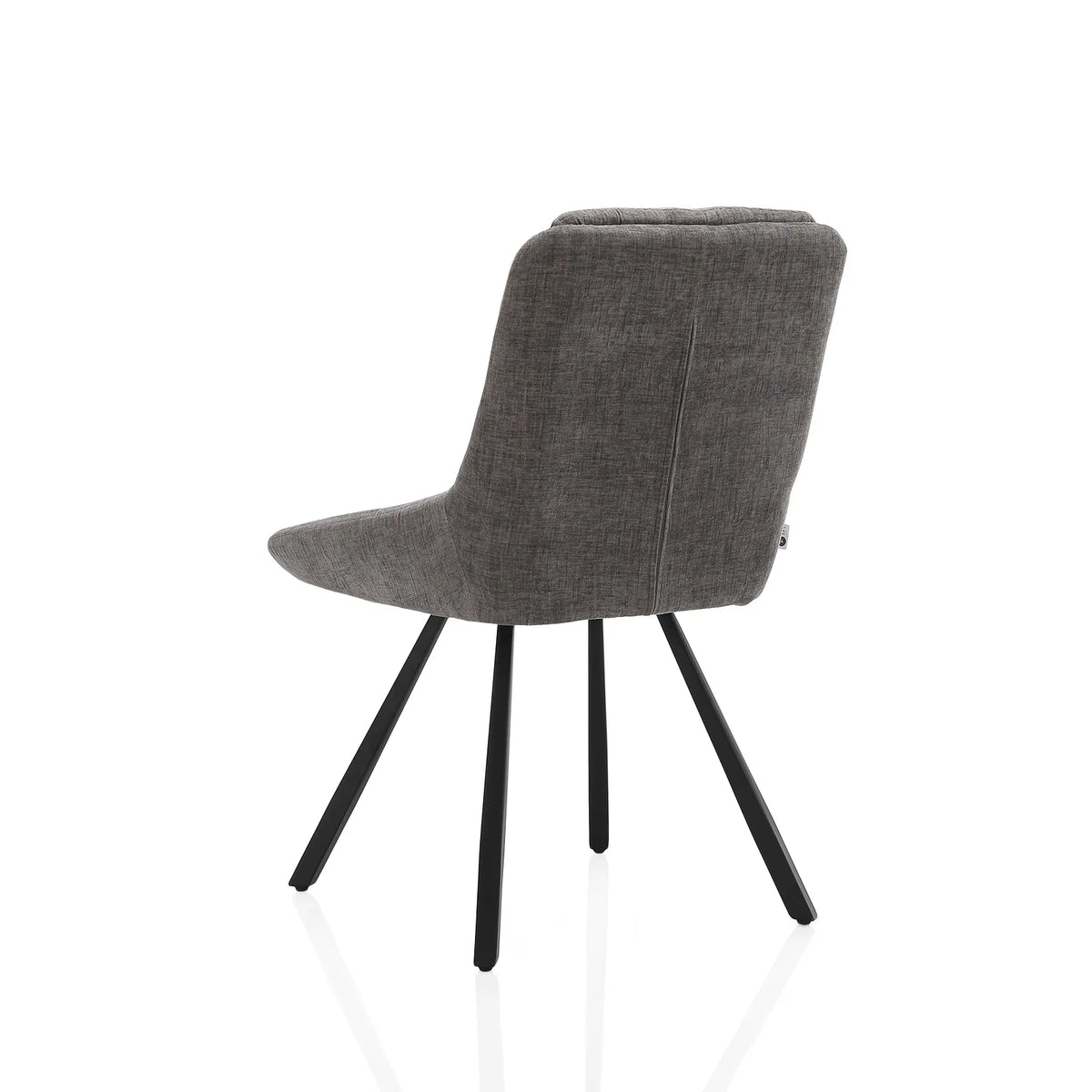 Set of 2 BEERTA Chairs Dark Grey