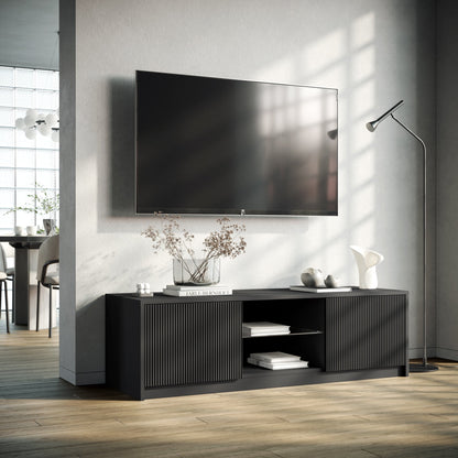 LULLABY black TV stand
