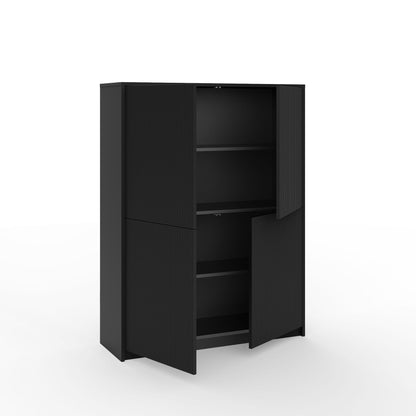 LULLABY schwarzes hohes Sideboard