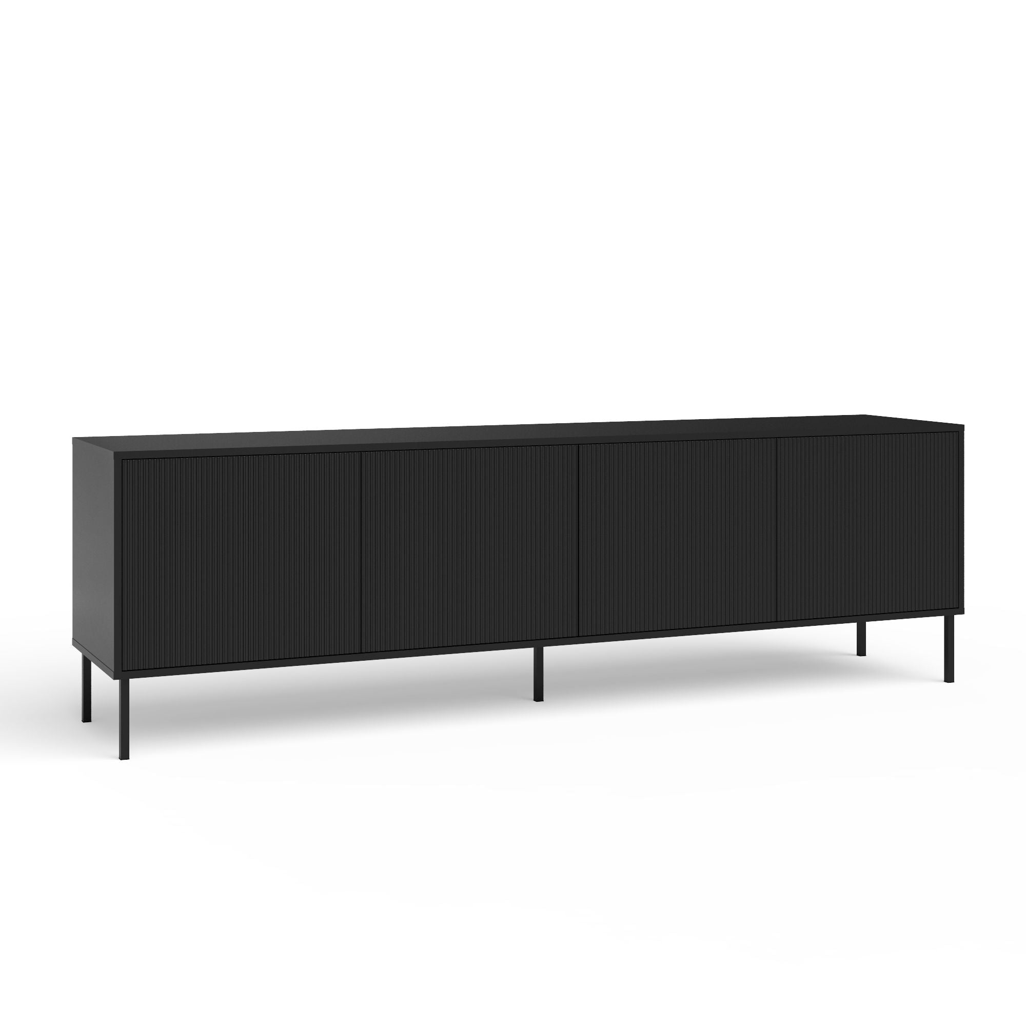 LULLABY-S 4-türiges Buffet schwarz