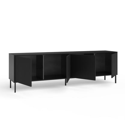 LULLABY-S 4-türiges Buffet schwarz