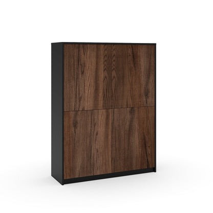 LULLABY Sideboard hoch schwarz/Eiche rio