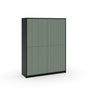 LULLABY hohes Sideboard schwarz/salbeigrün
