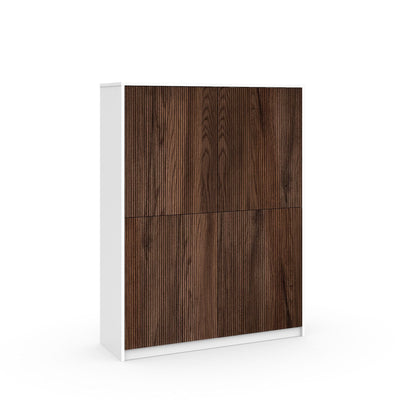 LULLABY Sideboard hoch weiß/Eiche rio
