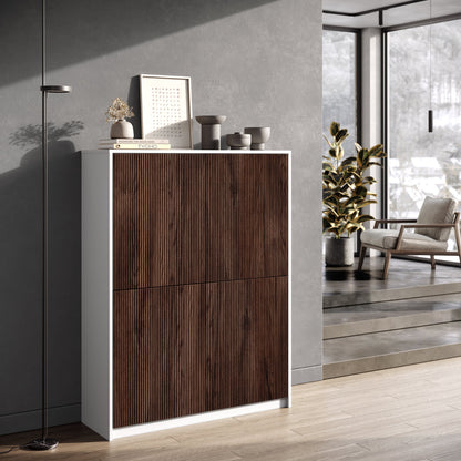 LULLABY Sideboard hoch weiß/Eiche rio