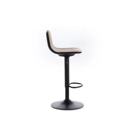 Set mit 2 beigefarbenen ALYS-Hockern