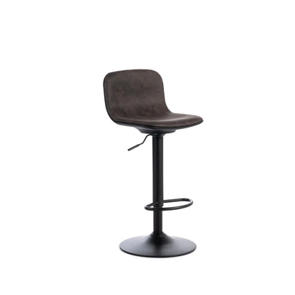 Set of 2 ALYS dark gray stools