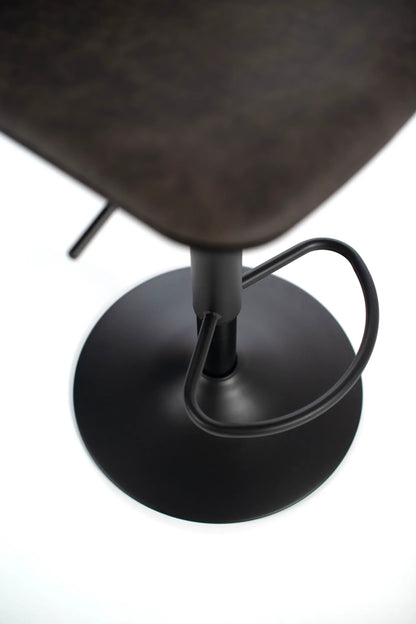 Set of 2 ALYS dark gray stools