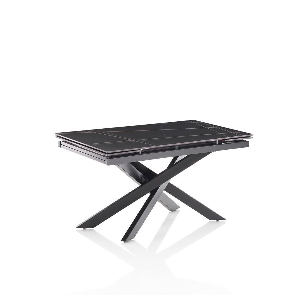Tavolo allungabile ORLANDO | Ceramica nero