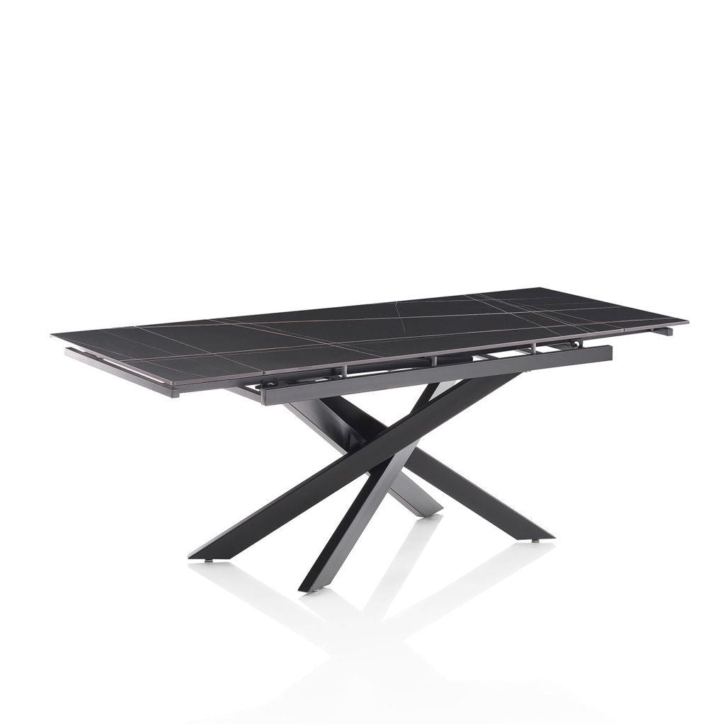 Tavolo allungabile ORLANDO | Ceramica nero