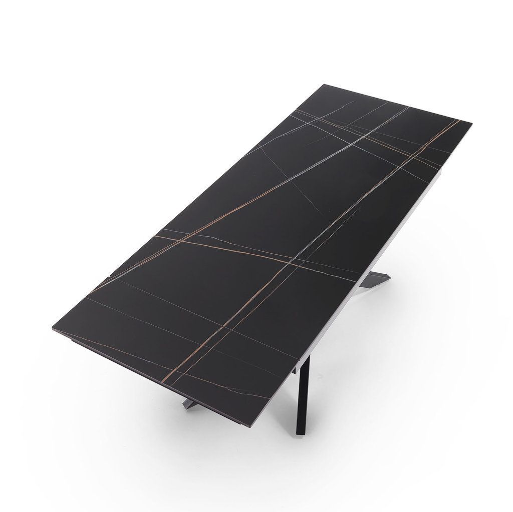 Tavolo allungabile ORLANDO | Ceramica nero