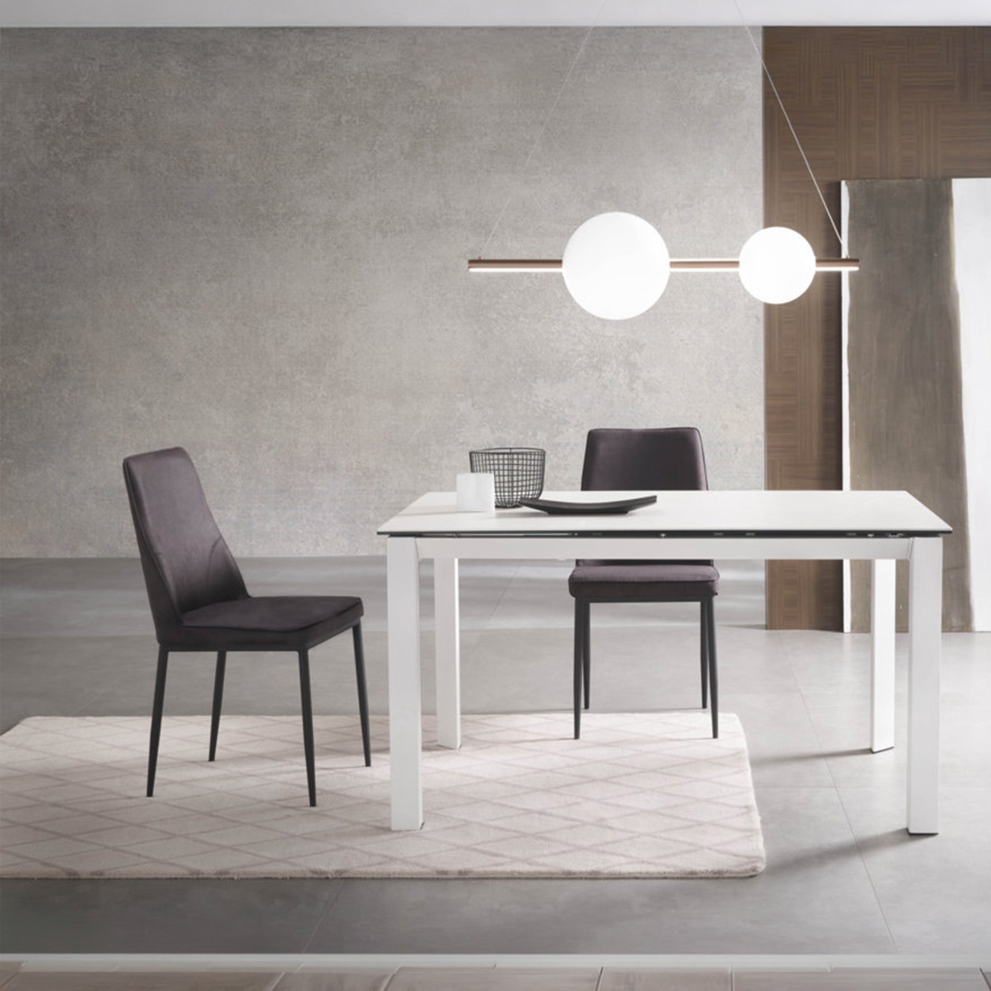 Tavolo allungabile MYERS | Ceramica bianco