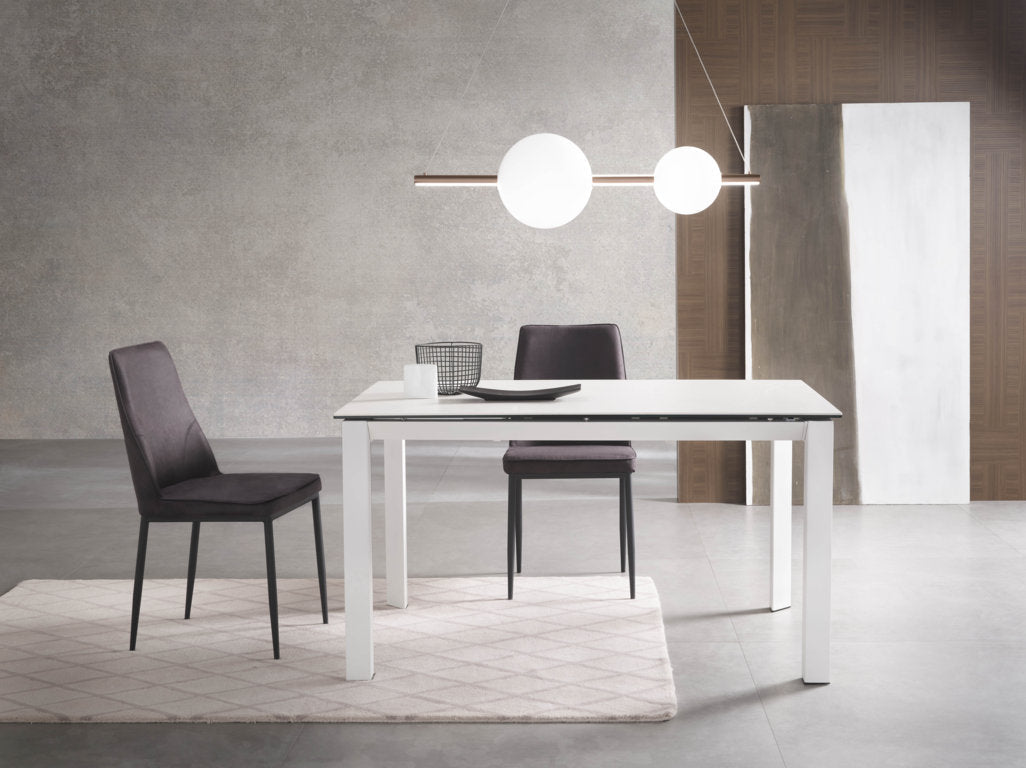 Tavolo allungabile MYERS ceramica bianco
