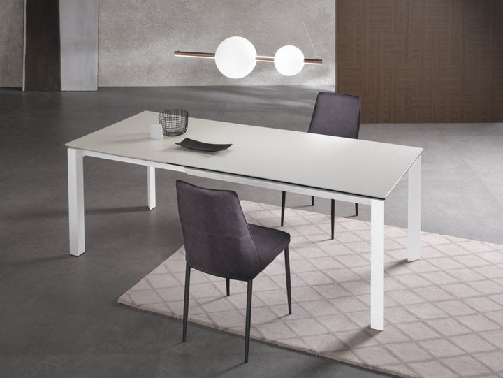 Tavolo allungabile MYERS ceramica bianco