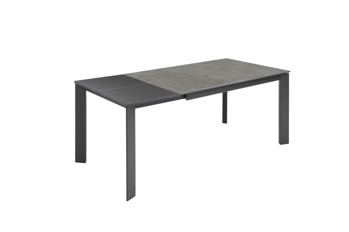 Extendable table AMBURGO ceramic grey
