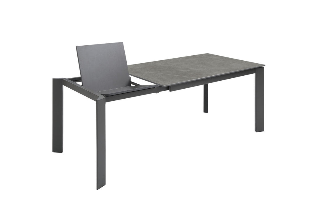 Extendable table AMBURGO ceramic grey