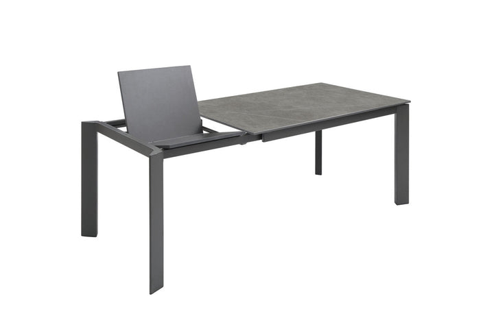 Extendable table AMBURGO ceramic grey