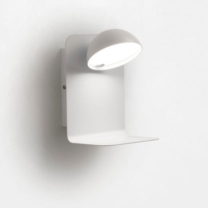 Weiße LED-Wandleuchte JAGO