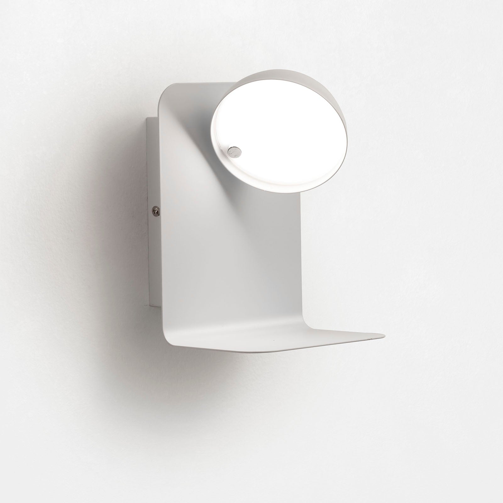 Weiße LED-Wandleuchte JAGO