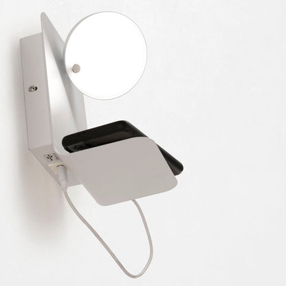Weiße LED-Wandleuchte JAGO