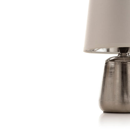 JAMBI table lamp white/silver