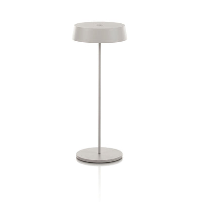 Weiße wiederaufladbare BISTROT-Tischlampe