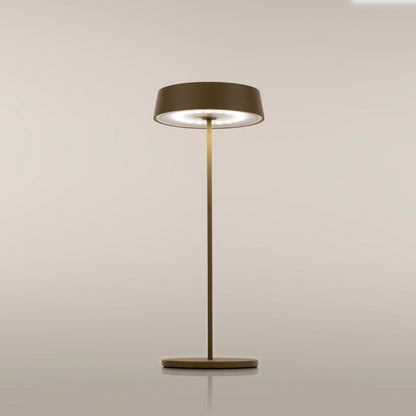 Goldfarbene wiederaufladbare Tischlampe BISTROT