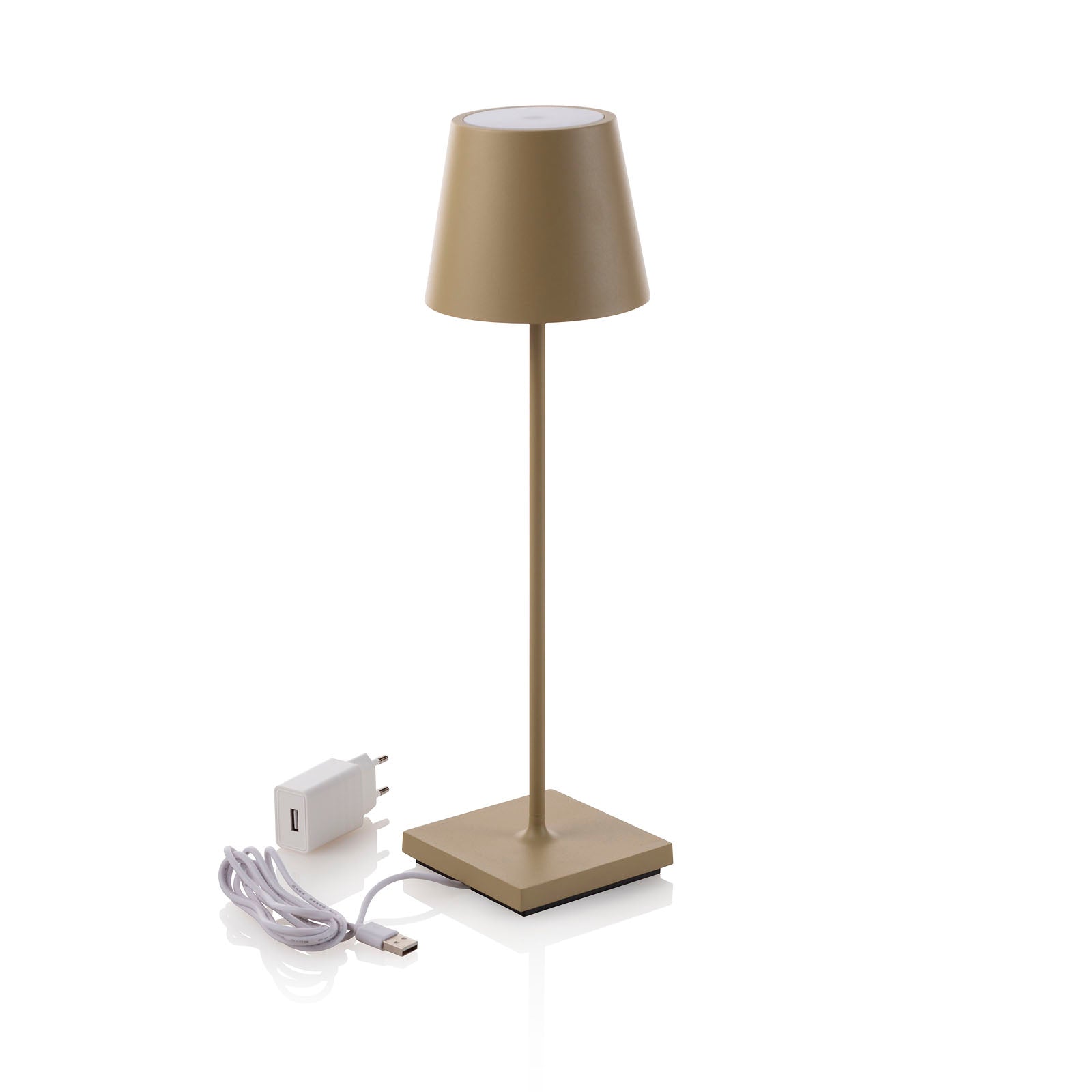 KIMA goldene wiederaufladbare Tischlampe