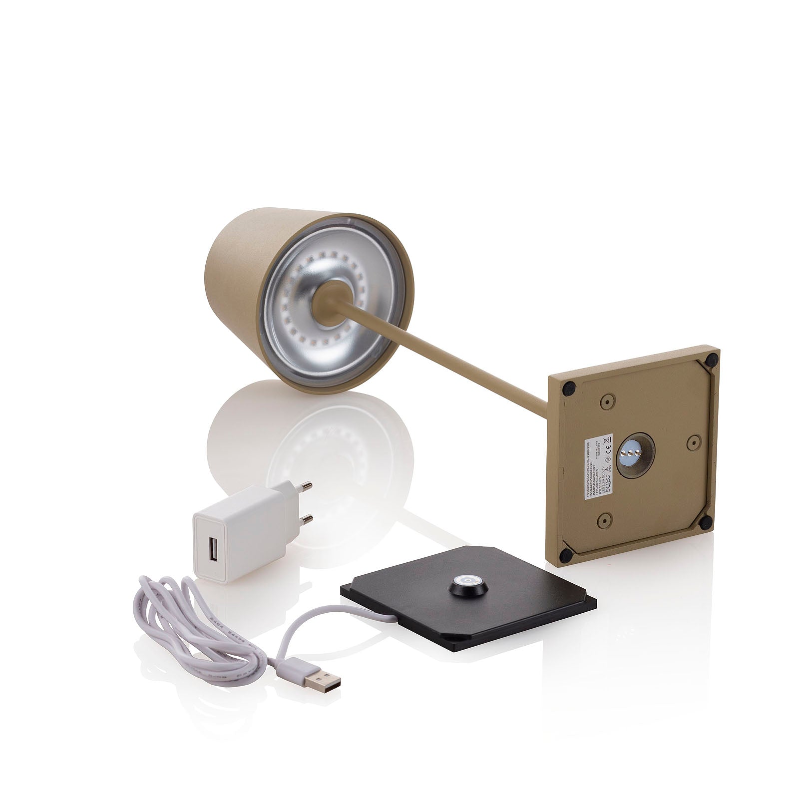 KIMA goldene wiederaufladbare Tischlampe