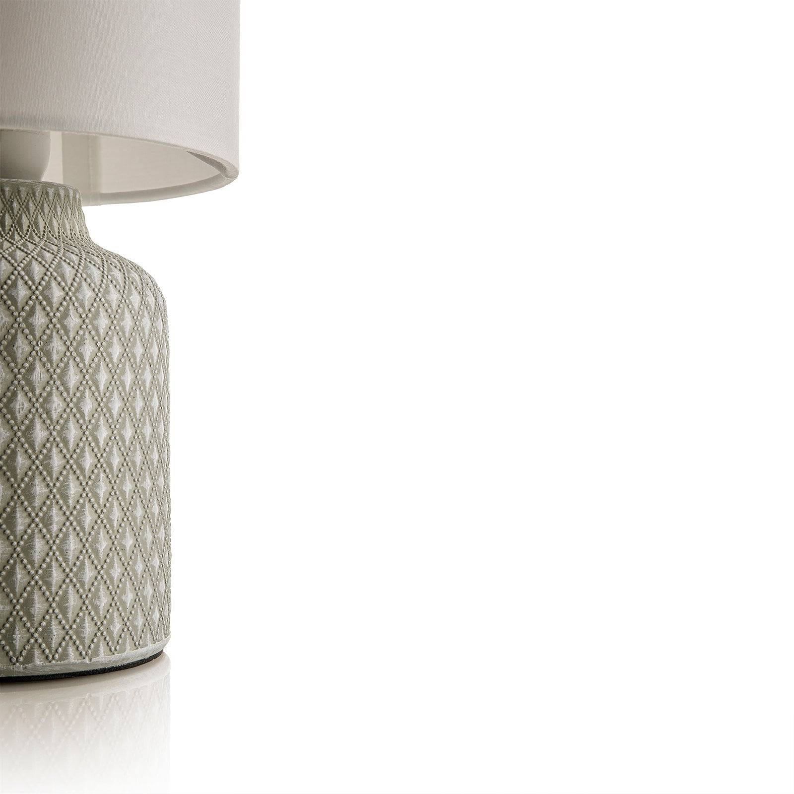 GINEVRA Tischlampe grau