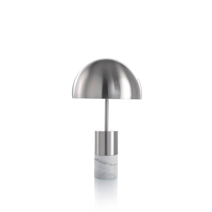 Silberne Tischlampe NANTES