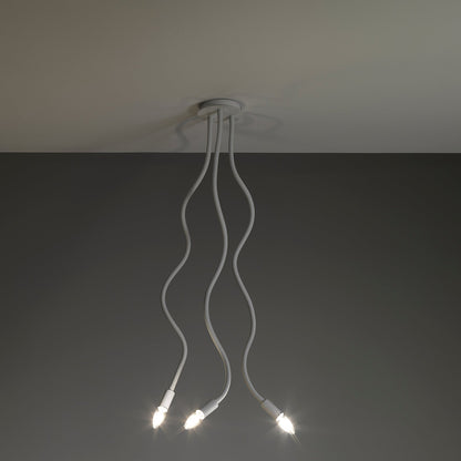 Lampadario SNAKE bianco