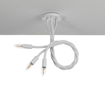 Lampadario SNAKE bianco