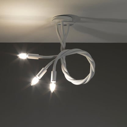Lampadario SNAKE bianco