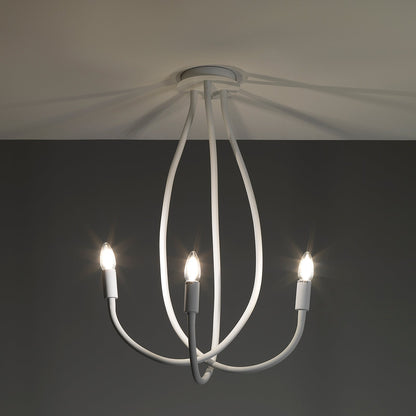 Lampadario SNAKE bianco