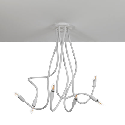 Lampadario SNAKE bianco