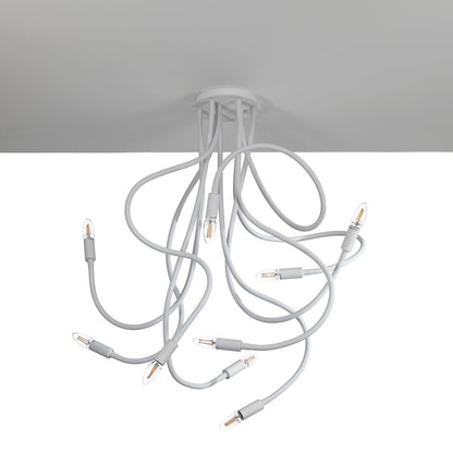 Lampadario SNAKE bianco